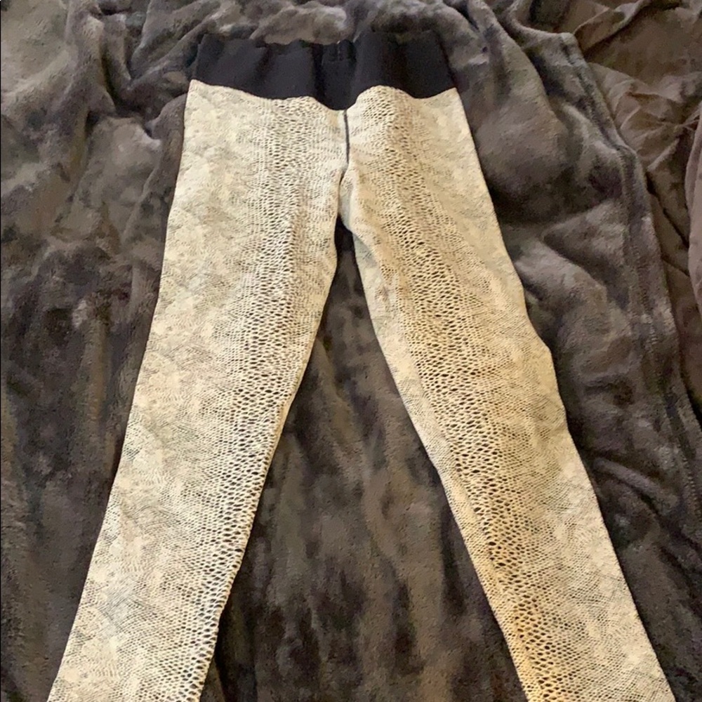 Blue life snake print legging